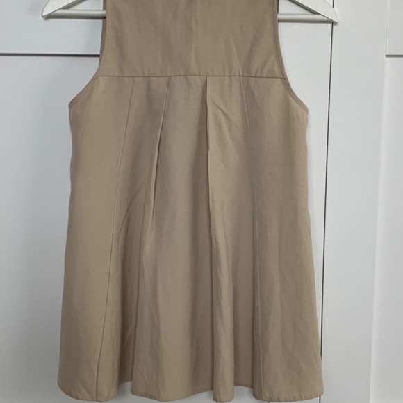 Bnwt Linen Sleeveless Blouse By Cue - Picture 7 of 9